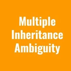 Vista del artículo: Multiple Iheritance Ambiguity